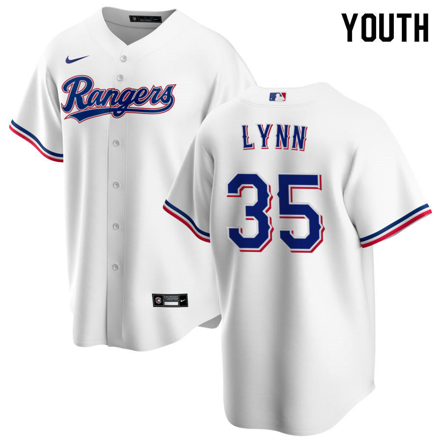 Nike Youth #35 Lance Lynn Texas Rangers Baseball Jerseys Sale-White